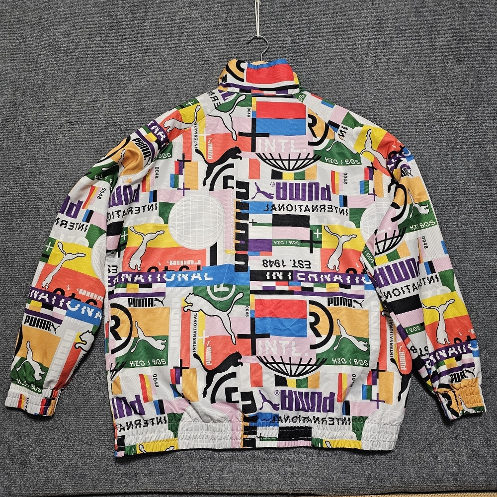 PUMA International Lab Woven Track Jacket Men’s Pockets Activewear Streetwear L - Picture 6 of 14